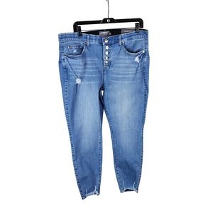 NWT Torrid Bombshell Skinny Jean 16s Premium Stretch Button Fly